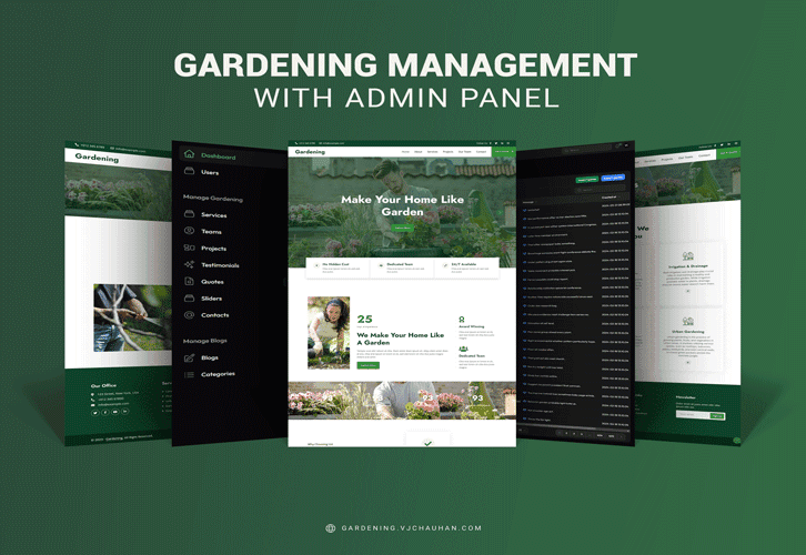 Gardening Admin Panel Using Filament